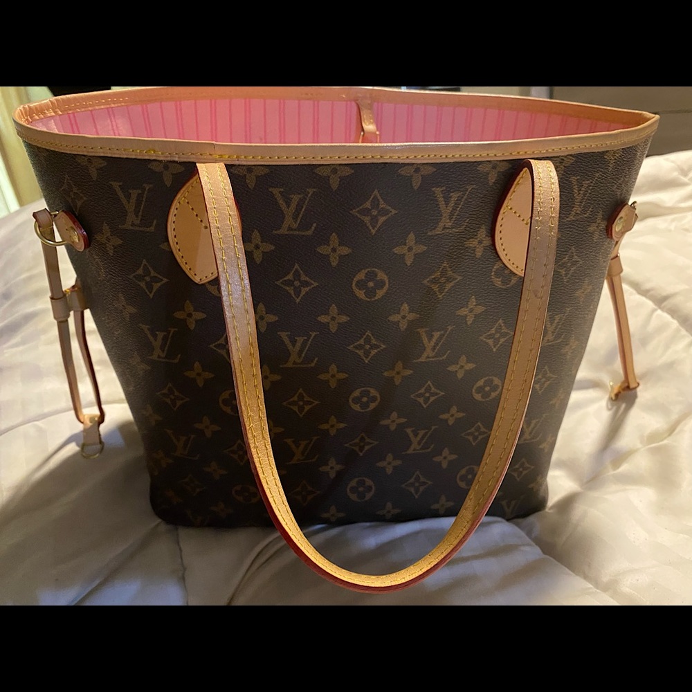 Louis Vuitton Neverfull MM (Rose Ballerine)